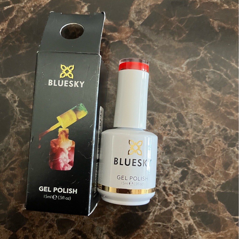 Blue Sky Gel Nail Polish,Color-Hard Fire, 15ml. New